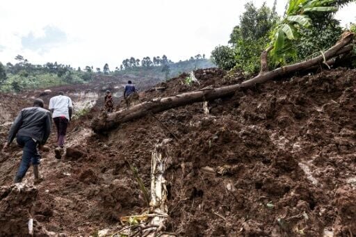 Landslides hit the villages in eastern Uganda on Wednesday